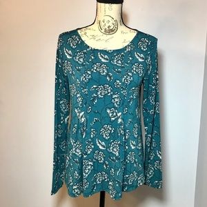 Banana Republic Flowy Long Sleeve Top Blouse Small